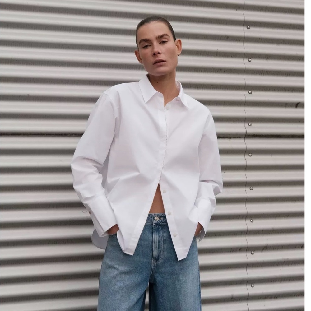 Zara White Shirt